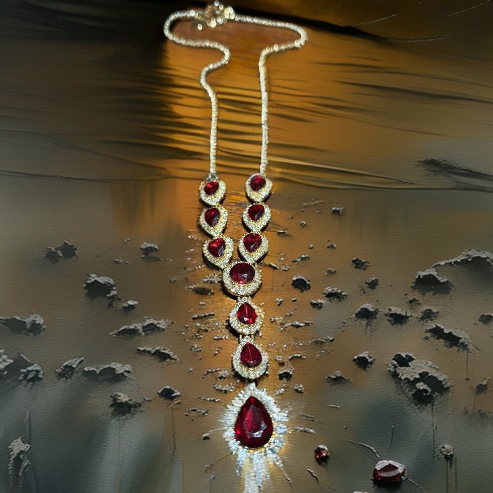 Ruby Necklace - image 1